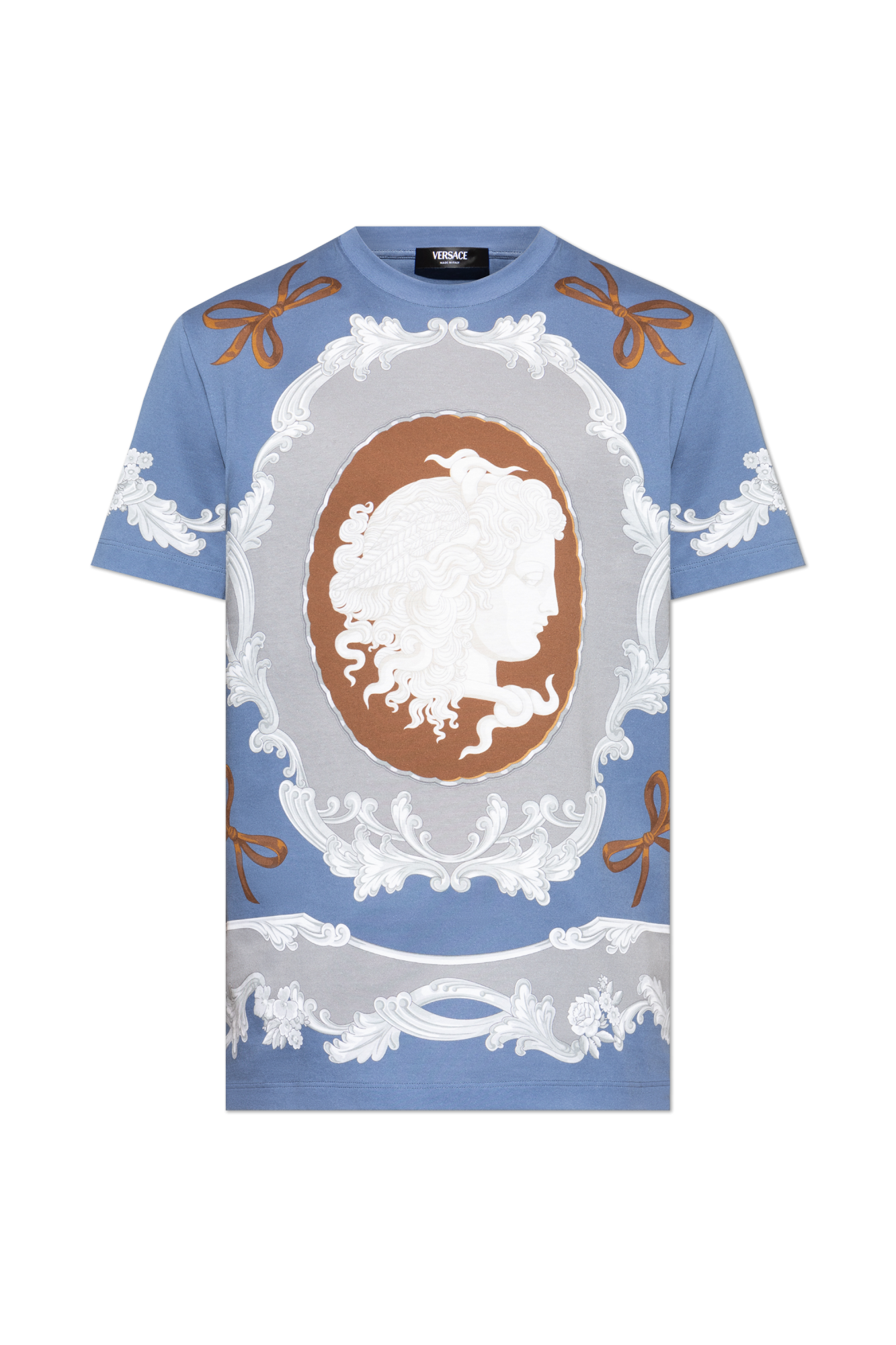 Versace T-shirt with print Medusa Cameo | Men's Clothing Versace T-shirt with print Medusa Cameo | Men's Clothing